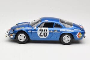 Alpine A110 1600S #28 Alpine-Renault O. Andersson / D. Stone Rally Monte Carlo 1971 Maisto 1:18 56033 Pressofusione — immagine 4 di 8
