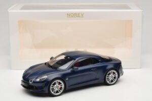 Alpine A110 S A120 Matte Storm Blue Norev 1:18 185444 Pressofusione — immagine 6 di 6