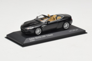 Aston Martin DB9 Cabriolet Nero Minichamps 1:43 400137330 Pressofusione — immagine 2 di 4