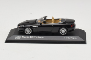 Aston Martin DB9 Cabriolet Nero Minichamps 1:43 400137330 Pressofusione