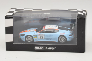 Aston Martin DBRS9 Gulf #92 T. Enge / Lechner VLN 250 Nurburgring 2008 Minichamps 1:43 400081392 Pressofusione — immagine 4 di 4