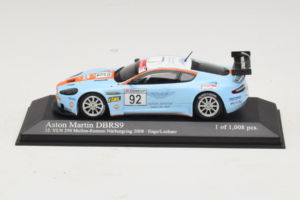 Aston Martin DBRS9 Gulf #92 T. Enge / Lechner VLN 250 Nurburgring 2008 Minichamps 1:43 400081392 Pressofusione