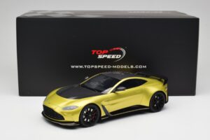 Aston Martin V12 Vantage Final Edition Cosmopolitan Yellow TopSpeed 1:18 TS0453 Pressofusione — immagine 6 di 6