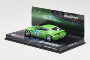 Aston Martin V8 Vantage N24 #7 U. Bez / Porritt / R. Meaden 24 Hours Nurburgring 2008 Minichamps 1:43 437081307 Pressofusione — immagine 3 di 4
