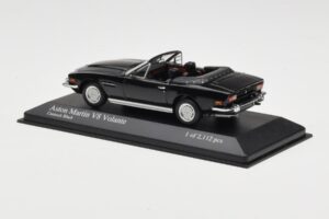 Aston Martin V8 Volante Nero Minichamps 1:43 400137730 Pressofusione — immagine 3 di 4