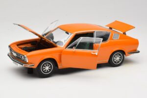 Audi 100 C1 Coupe S Arancione Anson 1:18 30402 Pressofusione — immagine 2 di 8