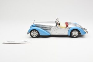 Audi 225 Front Roadster Blu Argento CMC 1:18 M-075B Pressofusione — immagine 3 di 6