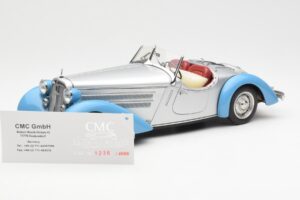 Audi 225 Front Roadster Blu Argento CMC 1:18 M-075B Pressofusione