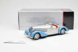 Audi 225 Front Roadster Blu Argento CMC 1:18 M-075B Pressofusione — immagine 6 di 6