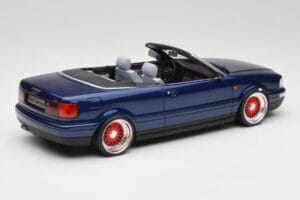 Audi 80 B4 Cabriolet Ming Blu Metallic Custom Wheels Otto 1:18 OT806-C Resina — immagine 2 di 6
