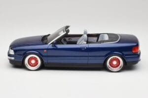 Audi 80 B4 Cabriolet Ming Blu Metallic Custom Wheels Otto 1:18 OT806-C Resina — immagine 3 di 6