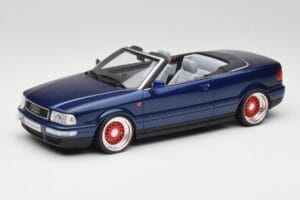 Audi 80 B4 Cabriolet Ming Blu Metallic Custom Wheels Otto 1:18 OT806-C Resina