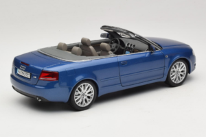 Audi A4 B6 Cabriolet Blu Norev 1:18 5010504325 Pressofusione — immagine 3 di 9