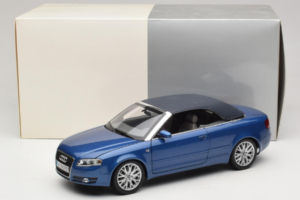Audi A4 B6 Cabriolet Blu Norev 1:18 5010504325 Pressofusione — immagine 8 di 9