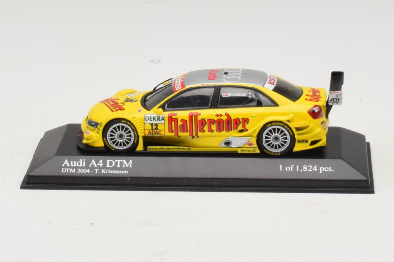 Audi A4 B6 #12 T. Kristensen Audi Sport Team Rosberg DTM 2004 Minichamps 1:43 400041412 Pressofusione