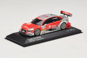 Audi A4 DTM #11 M. Rockenfeller Audi Sport Team Phoenix DTM 2007 Minichamps 1:43 400079611 Pressofusione — immagine 2 di 4