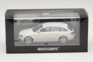 Audi A4 B8 Avant Bianco Minichamps 1:43 410011010 Pressofusione — immagine 5 di 5