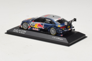 Audi A4 DTM #1 M. Ekstrom Audi Sport Team Abt Sportsline DTM Champion 2008 Minichamps 1:43 400081801 Pressofusione — immagine 3 di 4