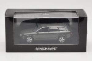 Audi A6 C5 Avant Grigio Scuro Minichamps 1:43 AUDI006 Pressofusione — immagine 4 di 4