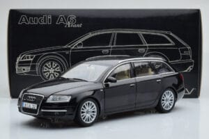 Audi A6 C6 Avant Nero Norev 1:18 188304 Pressofusione — immagine 8 di 8