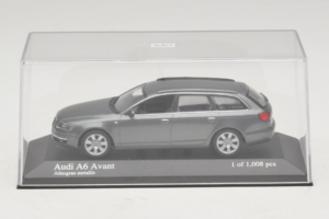 Audi A6 C6 Avant Grey Metallic Minichamps 1:43 400013011 Pressofusione — immagine 4 di 5