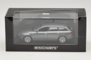 Audi A6 C6 Avant Grey Metallic Minichamps 1:43 400013011 Pressofusione — immagine 5 di 5