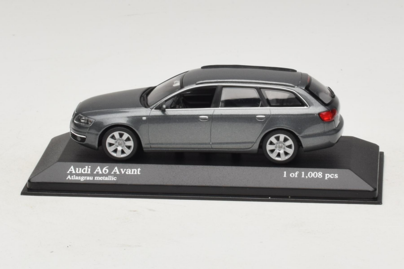 Audi A6 C6 Avant Grey Metallic Minichamps 1:43 400013011 Pressofusione