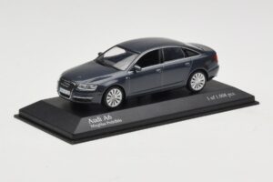 Audi A6 C6 Blu Scuro Minichamps 1:43 5010406143 Pressofusione — immagine 2 di 4