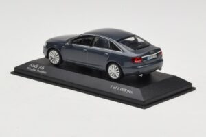 Audi A6 C6 Blu Scuro Minichamps 1:43 5010406143 Pressofusione — immagine 3 di 4