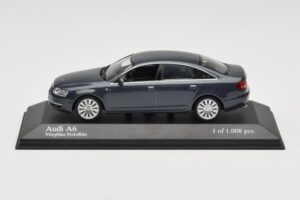 Audi A6 C6 Blu Scuro Minichamps 1:43 5010406143 Pressofusione