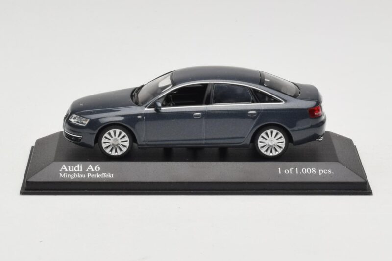 Audi A6 C6 Blu Scuro Minichamps 1:43 5010406143 Pressofusione