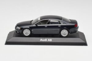 Audi A8 D3 Mauritius Blu Metallic Minichamps 1:43 5010508123 Pressofusione