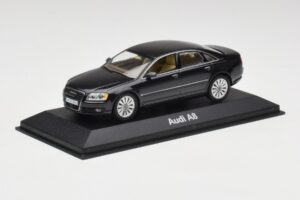 Audi A8 D3 Phantom Nero Minichamps 1:43 5010508133 Pressofusione — immagine 2 di 4
