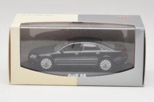 Audi A8 D3 Phantom Nero Minichamps 1:43 5010508133 Pressofusione — immagine 4 di 4