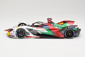 Audi e-tron FE05 Audi Sport ABT Schaeffler #66 D. Abt Formula E Season 5 2019 Minichamps 1:18 114180066 Pressofusione — immagine 3 di 6