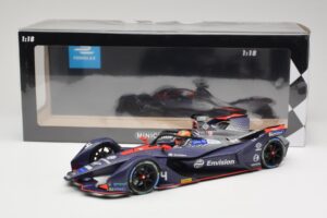 Audi e-tron FE05 Envision Virgin Racing #4 R. Frijns Formula E Season 5 2019 Minichamps 1:18 114180004 Pressofusione — immagine 6 di 6