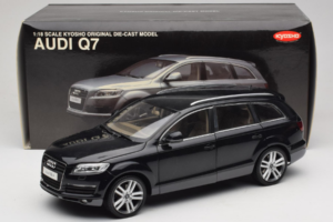 Audi Q7 Nero Kyosho 1:18 09221BK Pressofusione — immagine 8 di 8