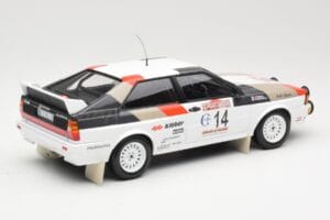 Audi Quattro #14 M. Mouton / F. Pons Winners Rally Sanremo 1981 Minichamps 1:18 155811114 Pressofusione — immagine 2 di 6