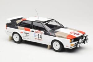 Audi Quattro #14 M. Mouton / F. Pons Winners Rally Sanremo 1981 Minichamps 1:18 155811114 Pressofusione — immagine 4 di 6
