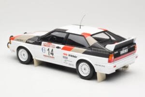 Audi Quattro #14 M. Mouton / F. Pons Winners Rally Sanremo 1981 Minichamps 1:18 155811114 Pressofusione — immagine 5 di 6