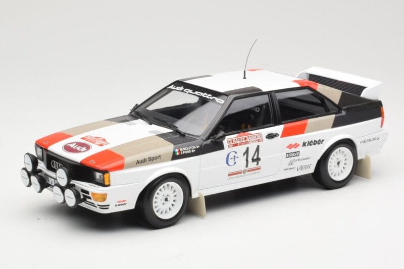 Audi Quattro #14 M. Mouton / F. Pons Winners Rally Sanremo 1981 Minichamps 1:18 155811114 Pressofusione