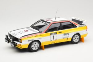 Audi Quattro A2 Audi Sport #1 W. Röhrl / C. Geistdörfer DNF Sanyo Rally of New Zealand 1984 Minichamps 1:18 155841101 Pressof