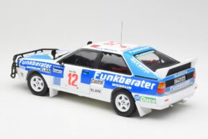 Audi Quattro A2 #12 H. Wittmann / R. Diekmann Safari Rally 1984 Sun Star 1:18 4246 Pressofusione — immagine 7 di 8