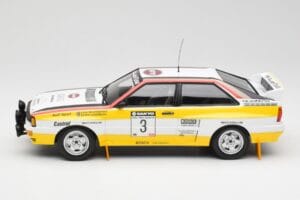 Audi Quattro A2 #3 S. Blomqvist / B. Cederberg Audi Sport Winners Sanyo Rally of New Zealand 1984 Minichamps 1:18 155841103 P — immagine 3 di 6