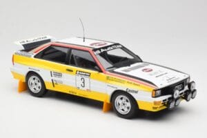Audi Quattro A2 #3 S. Blomqvist / B. Cederberg Audi Sport Winners Sanyo Rally of New Zealand 1984 Minichamps 1:18 155841103 P — immagine 4 di 6