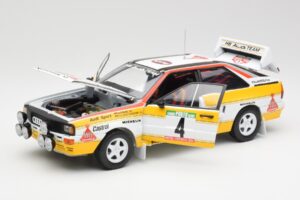 Audi Quattro A2 #4 W. Rohrl / C. Geistdorfer Rally de Portugal 1984 Sun Star 1:18 4224 Pressofusione — immagine 2 di 8