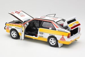 Audi Quattro A2 #4 W. Rohrl / C. Geistdorfer Rally de Portugal 1984 Sun Star 1:18 4224 Pressofusione — immagine 5 di 8