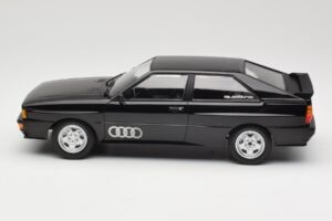 Audi Quattro Nero Metallizzato Minichamps 1:18 155016121 Pressofusione — immagine 3 di 6