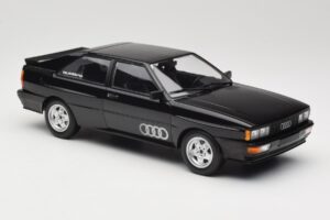 Audi Quattro Nero Metallizzato Minichamps 1:18 155016121 Pressofusione — immagine 4 di 6