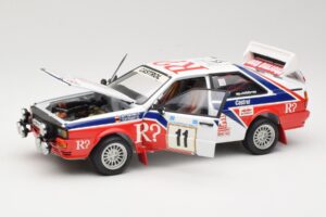 Audi Quattro #11 F. Wittmann / J. Pattermann Rally Acropolis 1986 Sun Star 1:18 4191 Pressofusione — immagine 2 di 8